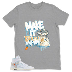 Make It Rain Shirt - Match Virgil Abloh x Air Jordan 1 Alaska