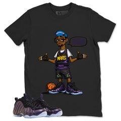 Mars Blackmon Graphic Tee, Shirt to Match Air Foamposite One Eggplant, Air Foamposite Unisex Purple Shirt