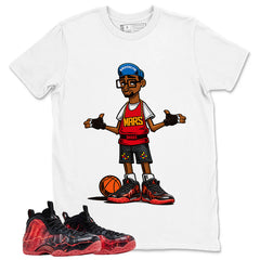 Mars Blackmon Graphic Tee, Shirt to Match Air Foamposite Stranger Things, Air Foamposite Unisex Blue Shirt