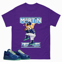 Martin Play Hard Graphic Tee, Shirt to Match Air Force 1 Mystic Navy, Air Force 1 Unisex Shirt