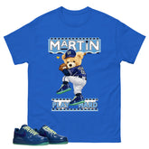 Martin Play Hard Graphic Tee, Shirt to Match Air Force 1 Mystic Navy, Air Force 1 Unisex Shirt