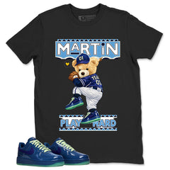 Martin Play Hard Graphic Tee, Shirt to Match Air Force 1 Mystic Navy, Air Force 1 Unisex Shirt