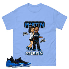 Martin Steppin Chick Shirt - Match Air Foamposite One Royal