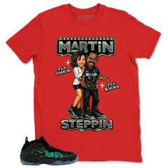 Martin Steppin Shirt - Match Air Foamposite Pro Pine Green