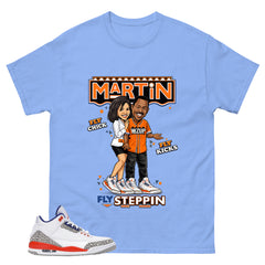 Martin Steppin Shirt - Match Blue Air Jordan 3 Knicks