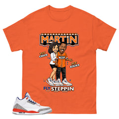 Martin Steppin Shirt - Match Blue Air Jordan 3 Knicks