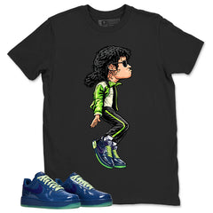 Michael Jackson Tiptoe Graphic Tee, Shirt to Match Air Force 1 Mystic Navy, Air Force 1 Unisex Shirt