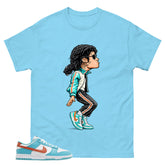Micheal Jackson Tiptoe Shirt - Match Green Dunk Low Miami Dolphins