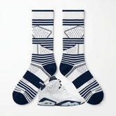 Midnight Navy Socks ā Air Jordan 6 Retro Inspired Mid-Calf Unisex Crew Socks