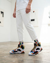 Miro 2026 Sneaker Match Socks ā Air Jordan 7 Retro Miro Inspired Mid-Calf Crew Socks