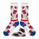 Miro 2026 Socks ā Air Jordan 7 Retro Inspired Mid-Calf Unisex Crew Socks