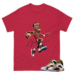 MJ Legend Graphic Tee, Shirt to Match Air Jordan 7 Miro, Air Jordan 7 Miro Unisex Shirt