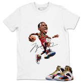 MJ Legend Graphic Tee, Shirt to Match Air Jordan 7 Miro, Air Jordan 7 Miro Unisex Shirt