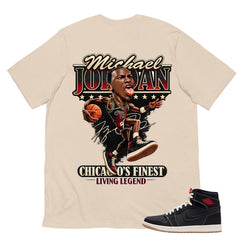 MJ Living Legend Shirt - Match Air Jordan 1 Flight Club