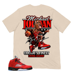 MJ Living Legend Shirt - Match Air Jordan 5 Raging Bull