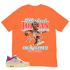 MJ Living Legend Shirt - Match Union LA x Air Jordan 4 Guava Ice