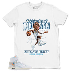 MJ Living Legend Shirt - Match Virgil Abloh x Air Jordan 1 Alaska