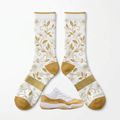 Mother’s Day Inspired Sneaker Match Socks – Women’s Air Jordan 11 Mother's Day Crew Socks