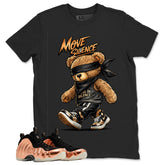 Move In Silence Graphic Tee, Shirt to Match Air Foamposite One Copper, Air Foamposite Unisex Black Shirt
