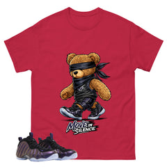 Move In Silence Graphic Tee, Shirt to Match Air Foamposite One Eggplant, Air Foamposite Unisex Purple Shirt