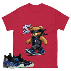 Move In Silence Graphic Tee, Shirt to Match Air Foamposite One Galaxy, Air Foamposite Unisex Black Shirt