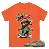 Move In Silence Graphic Tee, Shirt to Match SB Dunk Green Noise, SB Dunk Green Noise Watermelon Unisex Shirt