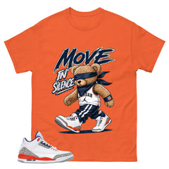 Move In Silence Shirt - Match Blue Air Jordan 3 Knicks
