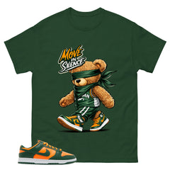 Move In Silence Shirt - Match Green Dunk Low Miami Hurricanes