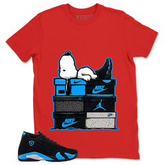 My Dream Snoopy Shirt - Match Air Jordan 14 Black University Blue 2026