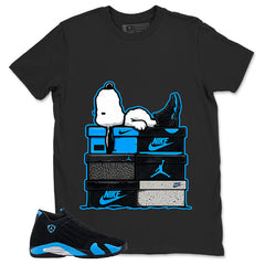 My Dream Snoopy Shirt - Match Air Jordan 14 Black University Blue 2026