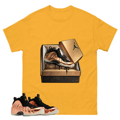 Martin Steppin Graphic Tee, Shirt to Match Air Foamposite One Copper, Air Foamposite Unisex Black Shirt