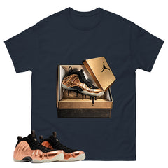 Martin Steppin Graphic Tee, Shirt to Match Air Foamposite One Copper, Air Foamposite Unisex Black Shirt