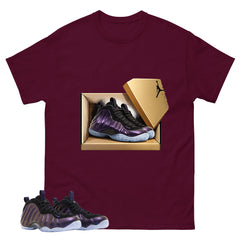 New Kicks Graphic Tee, Shirt to Match Air Foamposite One Eggplant, Air Foamposite Unisex Purple Shirt