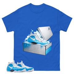 New Kicks Graphic Tee, Shirt to Match Air Foamposite Pro University Blue, Air Foamposite Unisex Blue Shirt