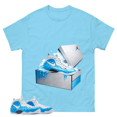 New Kicks Graphic Tee, Shirt to Match Air Foamposite Pro University Blue, Air Foamposite Unisex Blue Shirt