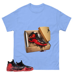 New Kicks Graphic Tee, Shirt to Match Air Foamposite Stranger Things, Air Foamposite Unisex Blue Shirt