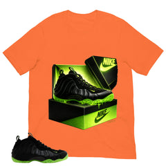 New Kicks Shirt - Match Air Foamposite One Black Volt