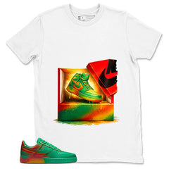 New Kicks Shirt - Match Air Force 1 Stadium Green Crimson