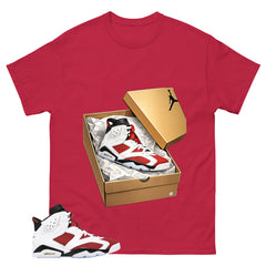 New Kicks Shirt - Match White Air Jordan 6 Carmine