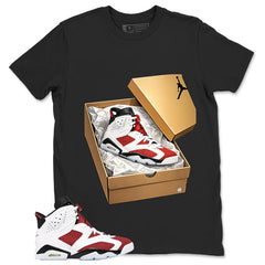 New Kicks Shirt - Match White Air Jordan 6 Carmine