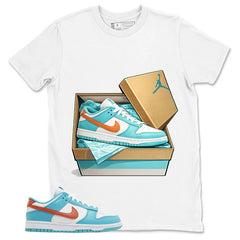 New Kicks Shirt - Match White Dunk Low Miami Dolphins