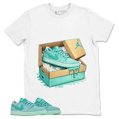 New Kicks Shirt - Match Womens Air Jordan 1 Washed Teal