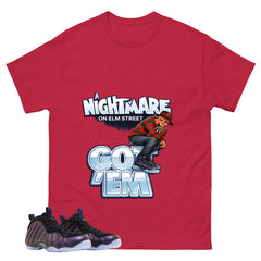 Nightmare On Elm Street Graphic Tee, Shirt to Match Air Foamposite One Eggplant, Air Foamposite Unisex Purple Shirt