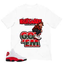Nightmare On Elm Street Shirt - Match Air Jordan 13 'True Red' 2026