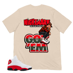Nightmare On Elm Street Shirt - Match Air Jordan 13 'True Red' 2026