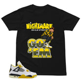 Nightmare On Elm Street Shirt - Match Air Jordan 4 Vivid Sulfur