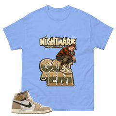 Nightmare On Elm Street Shirt - Match Cream Wmns Air Jordan 1 Khaki