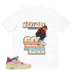 Nightmare On Elm Street Shirt - Match Union LA x Air Jordan 4 Guava Ice