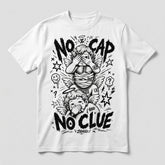 No Cap No Clue White T-shirt
