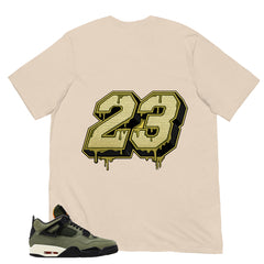 Number 23 Legend MJ Shirt - Match Air Jordan 4 Undefeated
